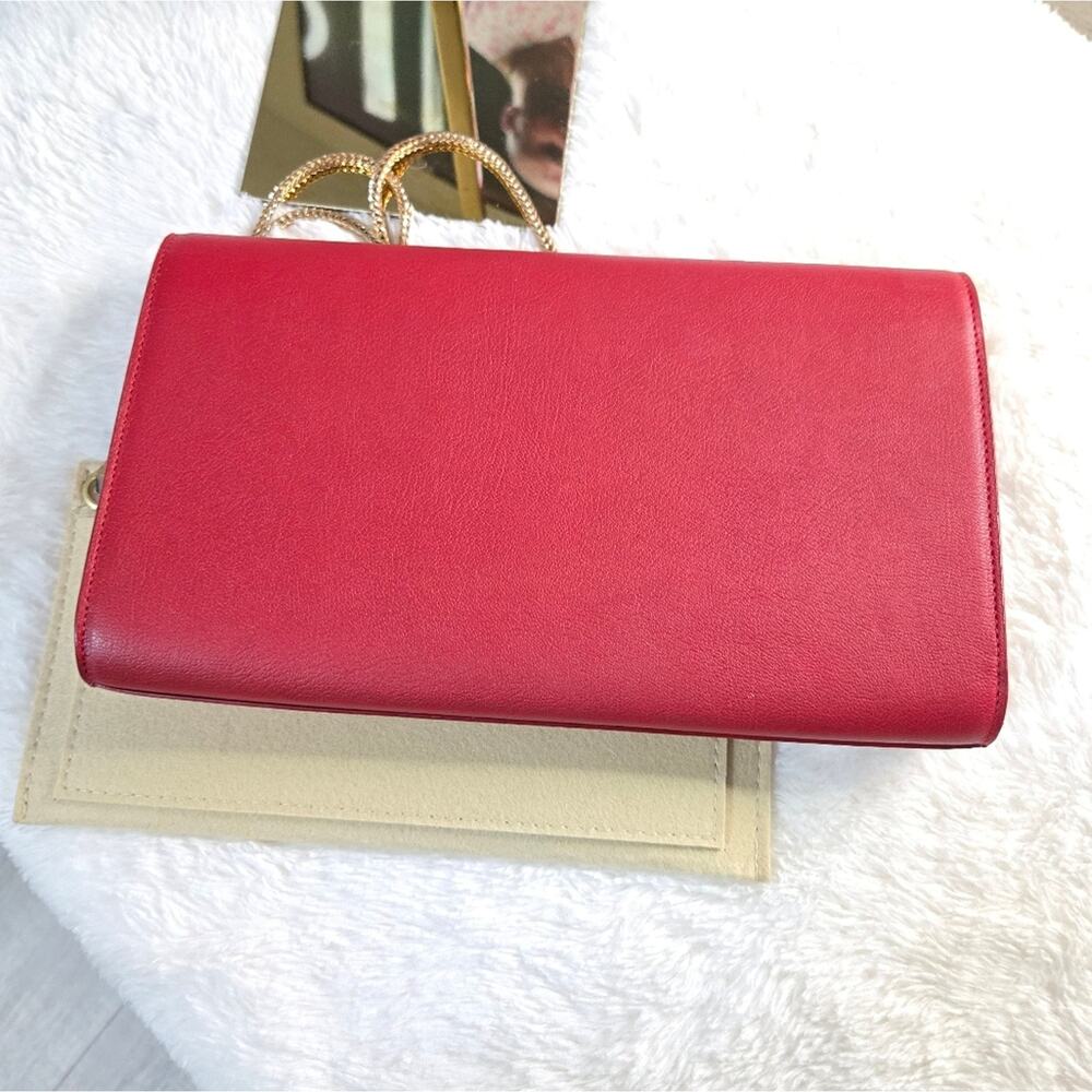 🔥 Saint Laurent Belle de Jour Clutch Leather Large EUC - Picture 5 of 15